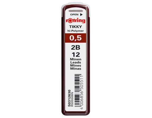 Rotring Tikky tuhy 0,5 mm 2B S0312630