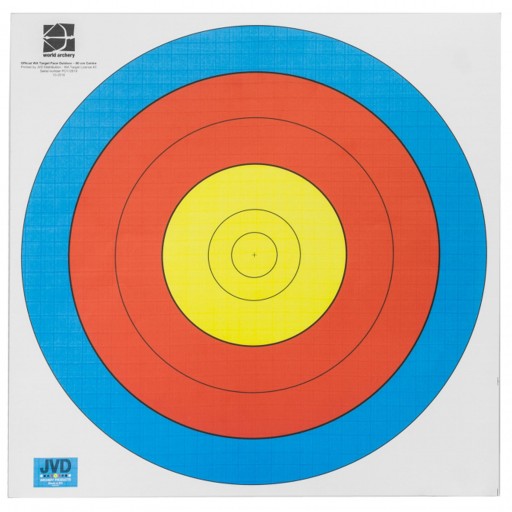 Terč papierový 40 cm JVD FITA WA 80 cm Stred