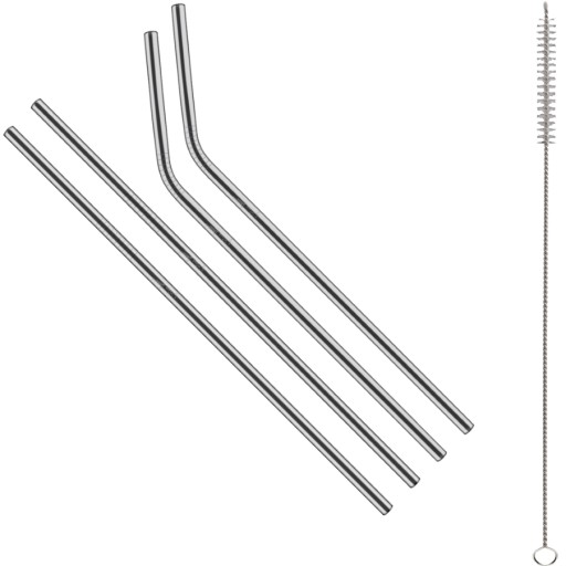 Kovové slamky, oceľové rúrky LAMART LT-7052 4 ks