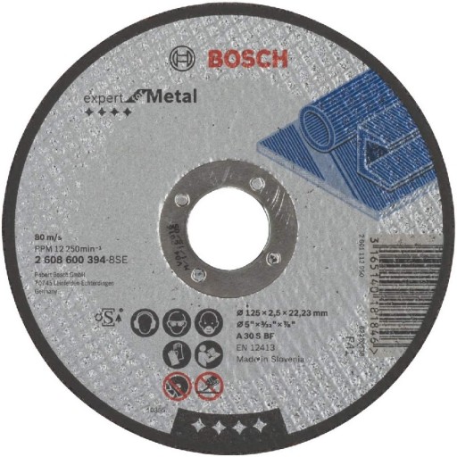 BOSCH REZNÝ KOTÚČ NA KOV 125x2,5