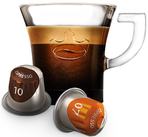 Kapsuly Nespresso Jacobs Espresso Intenso 10 ks.