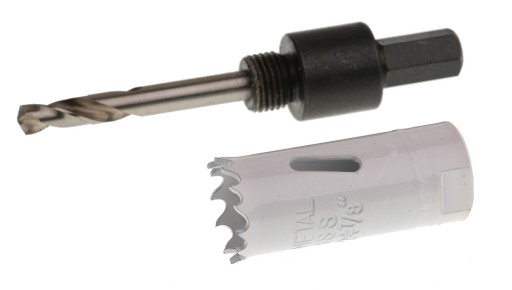 BIMETALOVÁ KORUNKA NA PÍLKU 22 mm + ADAPTÉR