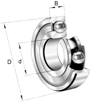 KĽÚČOVÉ LOŽISKO 6201 ZZ C3 SKF 12x32x10mm