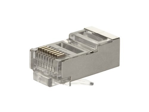 RJ45 8P8C 5e FTP zástrčky, tienené, 10 ks