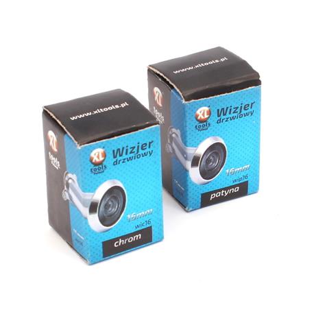 DVERE VIEWER 14mm uhol 180° chróm JUDAS