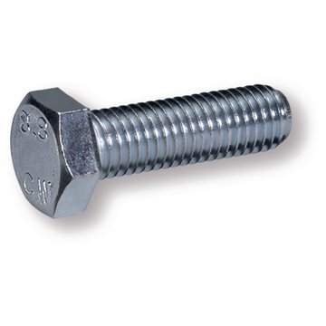 M8x30 Šesťhranná skrutka DIN 933 0,5kg cca 33ks