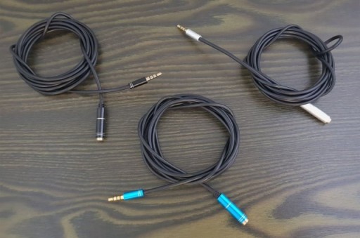 Kábel mini jack 3,5 mm, predlžovací kábel AUX AUDIO 2 m