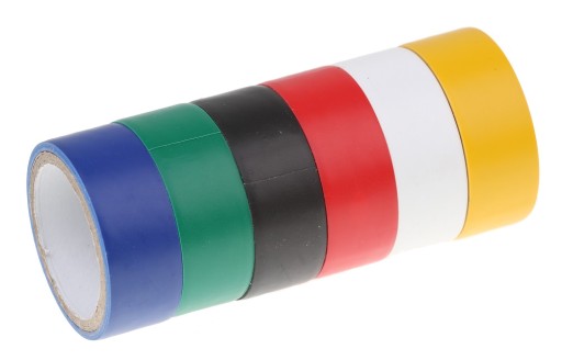 IZOLAČNÁ PÁSKA 19 mm / SADA 6 FARIEB