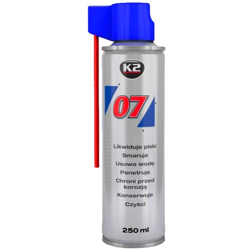 K2 07 Odstraňovač hrdze penetrátor VIACÚČELOVÝ 250 ML