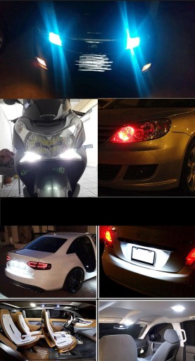 2 W5W LED T10 RGB ŽIAROVKY 16 FAREBNÉ PARKOVACIE DIAĽKOVÉ OVLÁDANIE