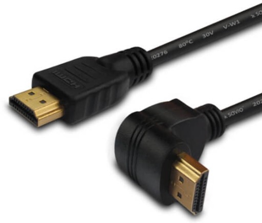 Kábel HDMI 2.0 Kábel UltraHD 4K s uhlom ohybu 3 m