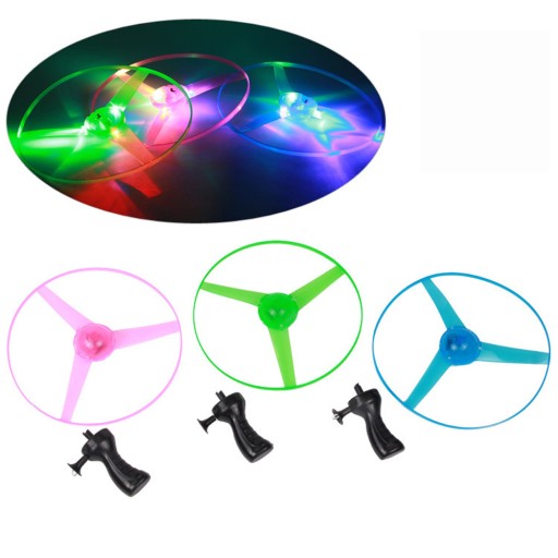 Lietajúci UFO prsteň + LED + odpaľovač HIT LETO
