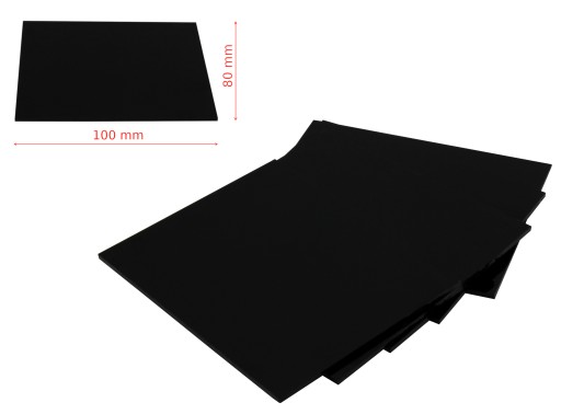 TMAVÉ ZVÁRACIE SKLO DIN 8 100x80 mm 5 ks