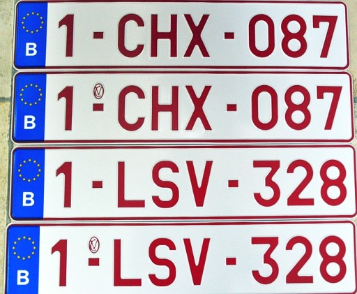 Belgické poznávacie značky, F-vat, Express