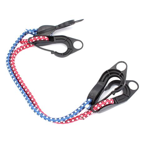 Gumička na batožinu 8mm x 50cm 2ks PROFI háčik veľký, elastický