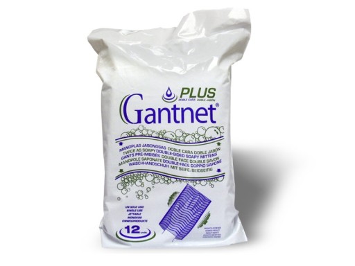 GANTNET PLUS rukavice na umývanie tela 12 ks.