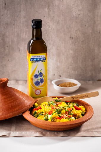 Ľanový olej lisovaný za studena, FRESH 500 ml - Omega 3