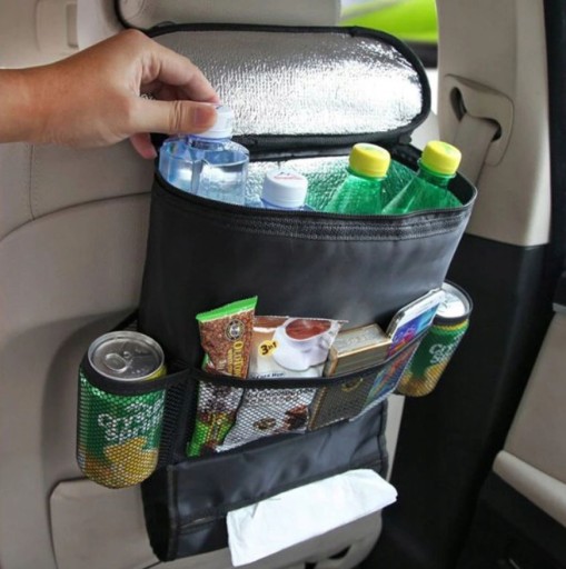 TEPELNÝ ORGANIZÉR do AUTO, sedací vak