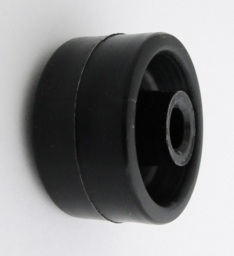 Plastové koliesko na nábytok, priemer 30 mm, úzke