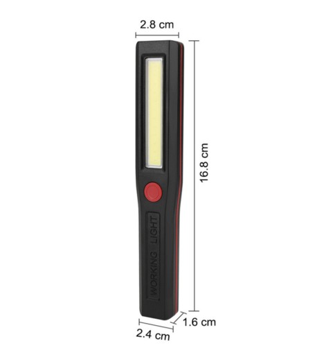 LED COB MAGNETOVÁ DIELENSKÁ LAMPA, VEĽMI SVETLÁ