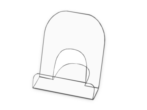 VEĽKÝ STOJAN NA TELEFÓN, TABLET, vyrobený z PLEXI
