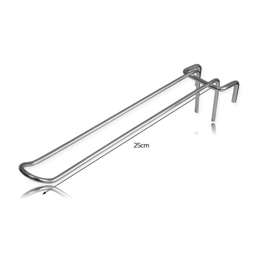 MRIEŽKOVÝ HÁČEK HÁČIK NA GRIL HÁČIK 25CM - CHROM