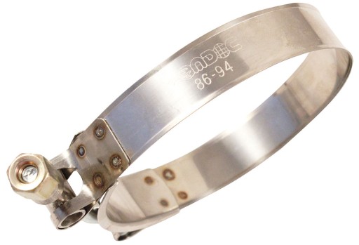 MDC T-Clamp CLAMP NEREZOVÁ NEREZOVÁ príchytka turbo 86-94mm medzichladič nasávanie príchytky