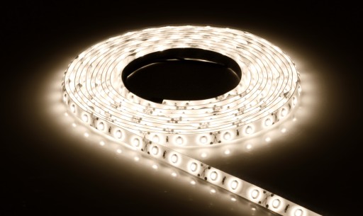 LED PÁS 12V 3014 204LED 1M IP20 TEPLÁ BIELA