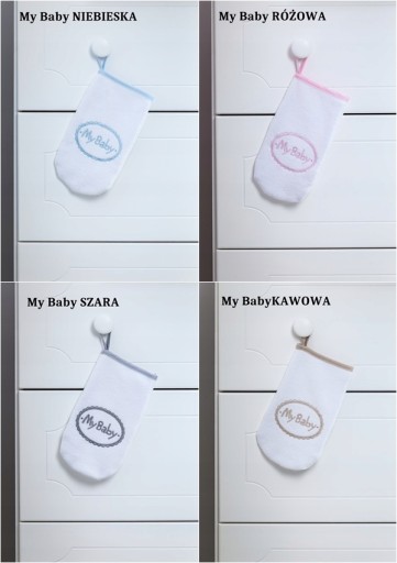 Kúpanie WASH pre bábätká s výšivkou, mäkké