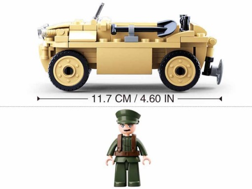 SLUBAN AMPHIBIA JEEP VOJENSKÉ BLOKY 103 ks.