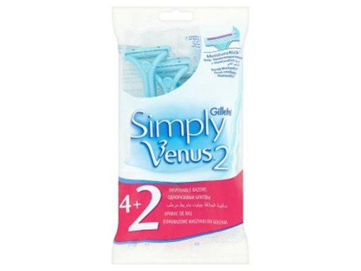 Gillette Simply Venus 3 pre ŽENY 6 ks. TAŠKA