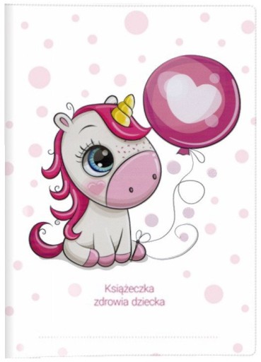 Obal na detskú zdravotnú knižku BIURFOL Unicorn Pony