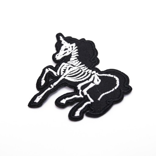 Nažehľovacia náplasť UNICORN skeleton THERMO