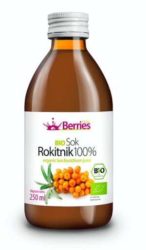 BIO Rakytníková šťava 100% rakytníková šťava 250ml
