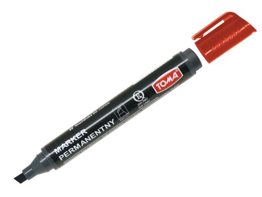 THICK permanentný fix - červený