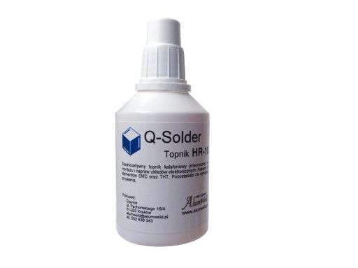 Q01S Q-spájka HR-10 tavidlo. SMD SMT spájkovanie 40ml