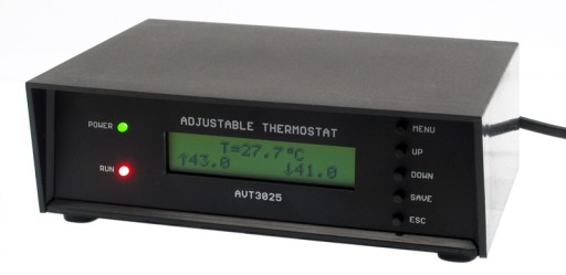 Regul. digitálny termostat - predný panel DIY AVT3025 F