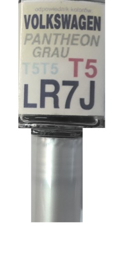 VW LR7U A5 SCARBO ŠEDÝ LAKU NA ŠKRABANINY ARA