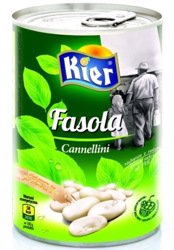 Cannellini fazuľa v bielej talianskej marináde 400g Kier