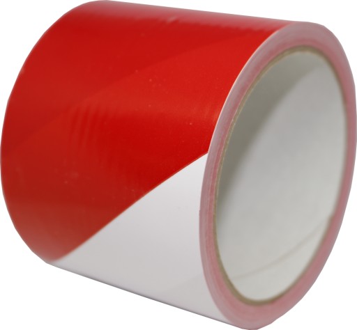 VÝSTRAŽNÁ PLOTOVÁ FÓLIA BIELO-ČIERNA 75MM x 100