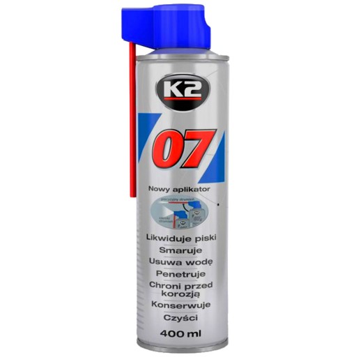 K2 07 Odstraňovač hrdze penetrátor VIACÚČELOVÝ 400 ML