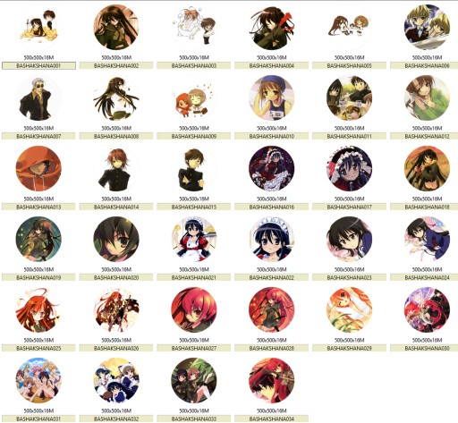 Manga Anime Shakugan no Shana Pins VEĽKÝ VÝBER