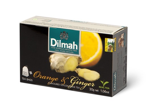 Dilmah pomaranč a zázvor 20 tb