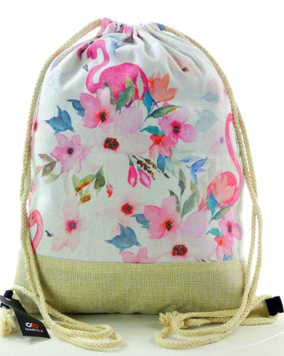 Pevná veľká taška batoh baggage flamingo bag