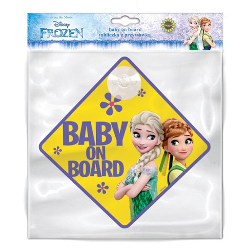 BABY ON BOARD DISNEY TABUĽKA NA AUTO OKENNÁ 1KS.
