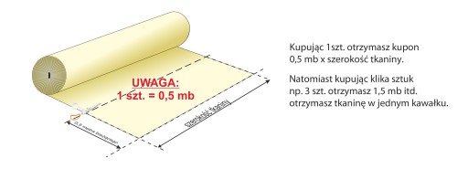 BAVLNENÁ LÁTKA KUJAWSKI ĽUDOVÝ VZOR 05m L25