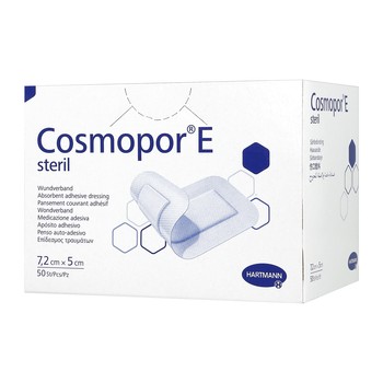 COSMOPOR E Sterilný obväz sterilný 7,2x5cm 50 kusov