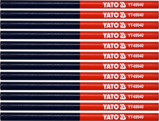 Technická stolárska ceruzka, 12 ks ceruziek YATO