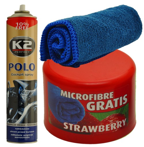 K2 Polo Cockpit STRAWBERRY 750ML PLAK do kokpitu