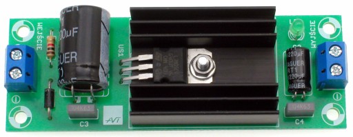 15V miniatúrny napájací modul, DIY, AVT1913/15 B